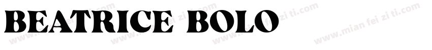 BEATRICE BOLO字体转换